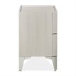 Michael Amini Penthouse 2-Drawer Nightstand - Ash Gray