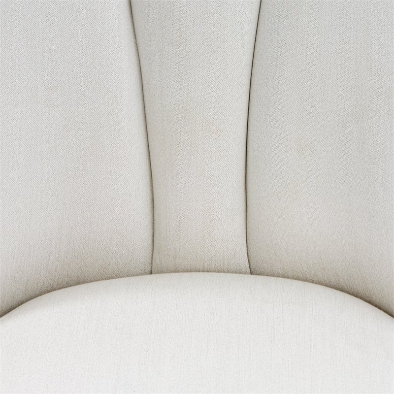 Michael Amini Penthouse Set of 2 Dining Side Chairs - Frosted Linen/Silver Mist