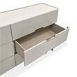 Michael Amini Penthouse 6-Drawer Dresser - Ash Gray