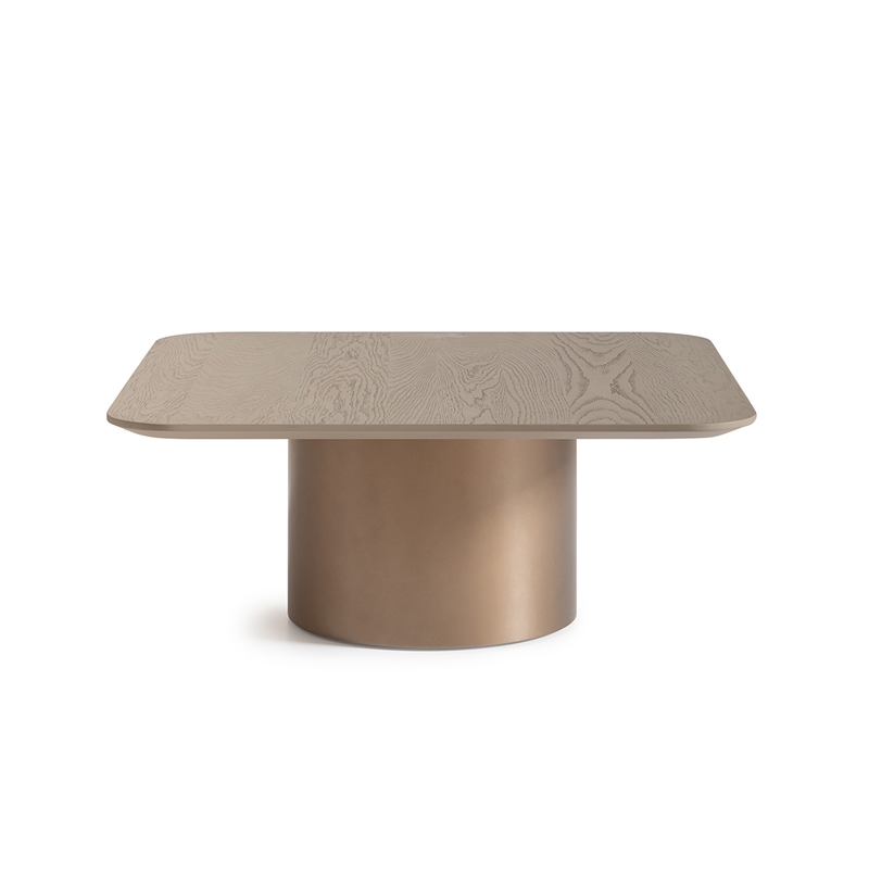 Michael Amini Canberra Short Cocktail Table - Light Ash