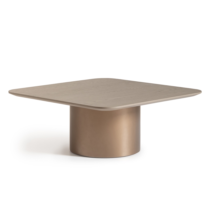 Michael Amini Canberra Short Cocktail Table - Light Ash