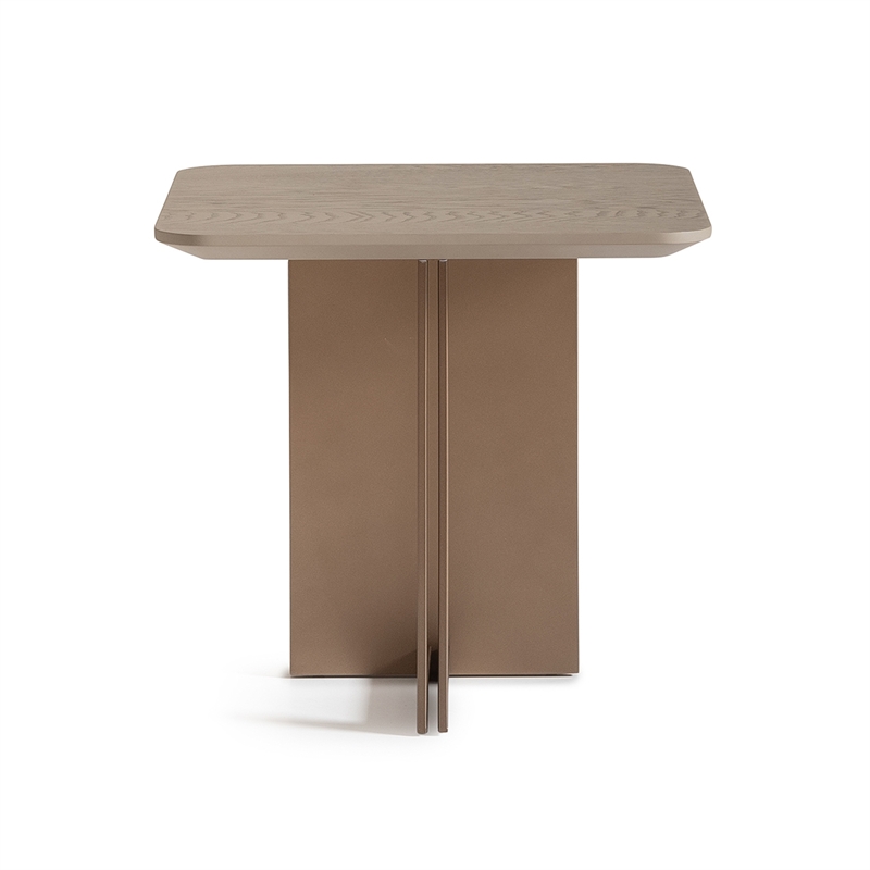 Michael Amini Canberra End Table - Light Ash