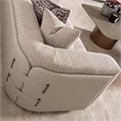 Michael Amini Canberra Chenille Sofa - Mink/Light Ash