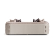Michael Amini Canberra Chenille Sofa - Mink/Light Ash