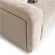 Michael Amini Canberra Chenille Sofa - Mink/Light Ash