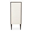 Michael Amini Belmont Place Desk and Chair Office Set in Cream/Espresso