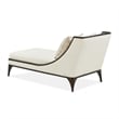Michael Amini Paris Chic Armless Chaise - Cremini/Espresso