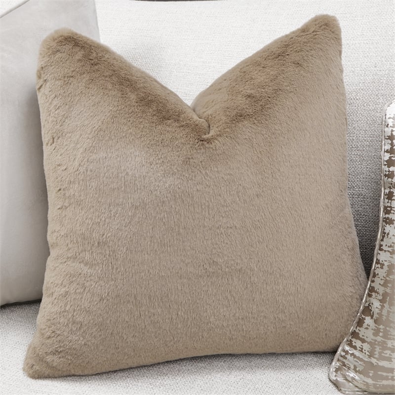 Michael Amini Paris Chic Sofa - Cremini/Espresso