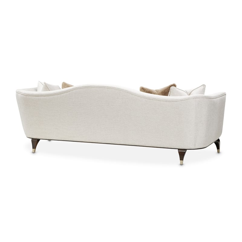 Michael Amini Paris Chic Sofa - Cremini/Espresso