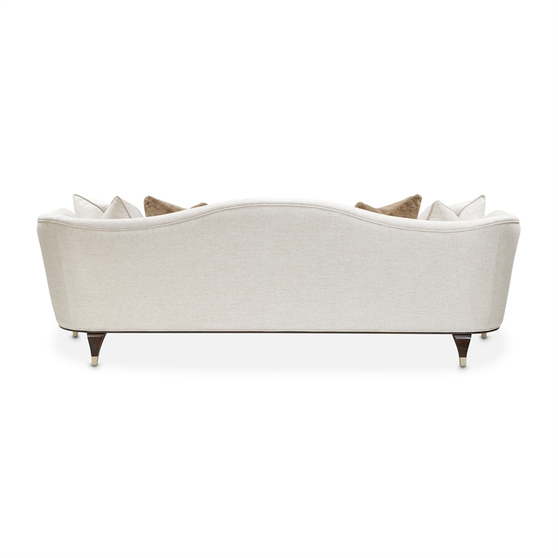 Michael Amini Paris Chic Sofa - Cremini/Espresso