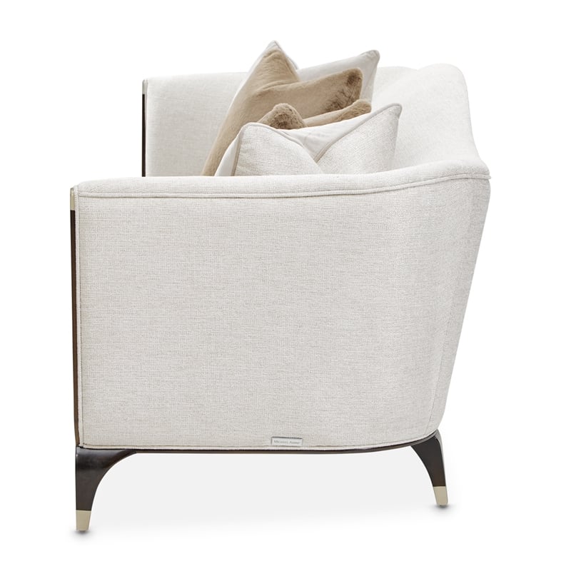 Michael Amini Paris Chic Sofa - Cremini/Espresso