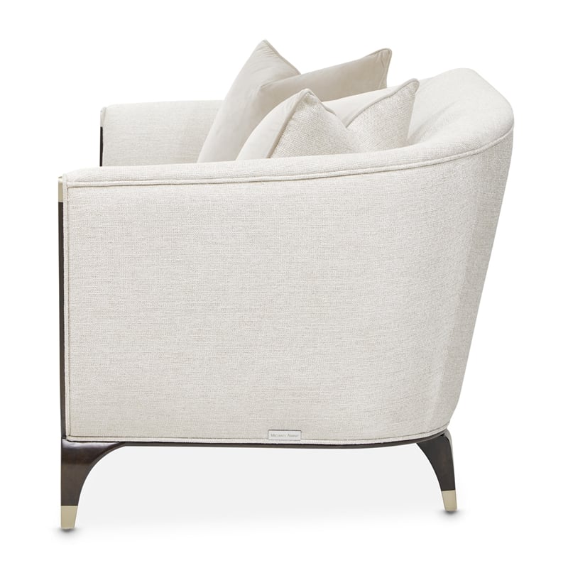 Michael Amini Paris Chic Loveseat - Cremini/Espresso