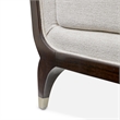 Michael Amini Paris Chic Matching Chair - Cremini/Espresso