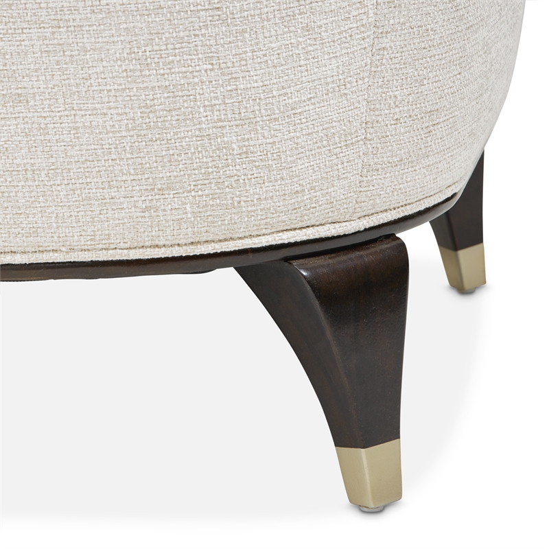 Michael Amini Paris Chic Matching Chair - Cremini/Espresso