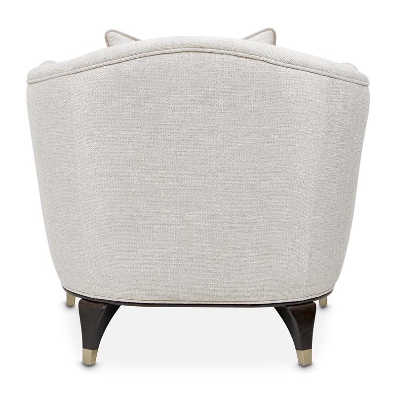 Michael Amini Paris Chic Matching Chair - Cremini/Espresso
