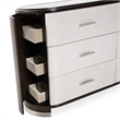 Michael Amini Paris Chic Wood & Marble Dresser - Espresso