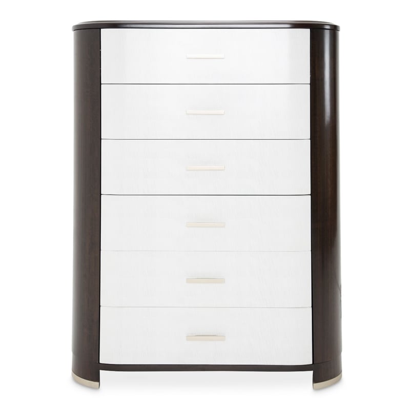 Michael Amini Paris Chic 6-Drawer Wood Chest - Espresso