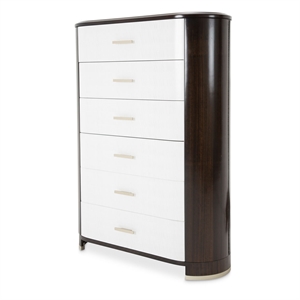 Michael Amini Paris Chic 6-Drawer Wood Chest - Espresso