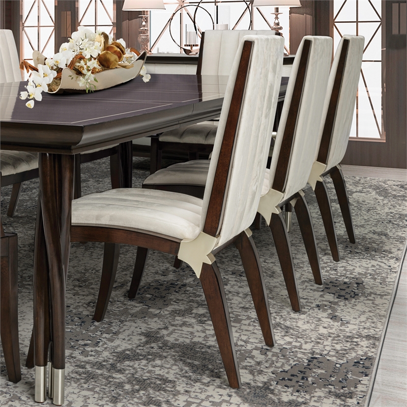 Michael Amini Paris Chic Dining Side Chair - Espresso