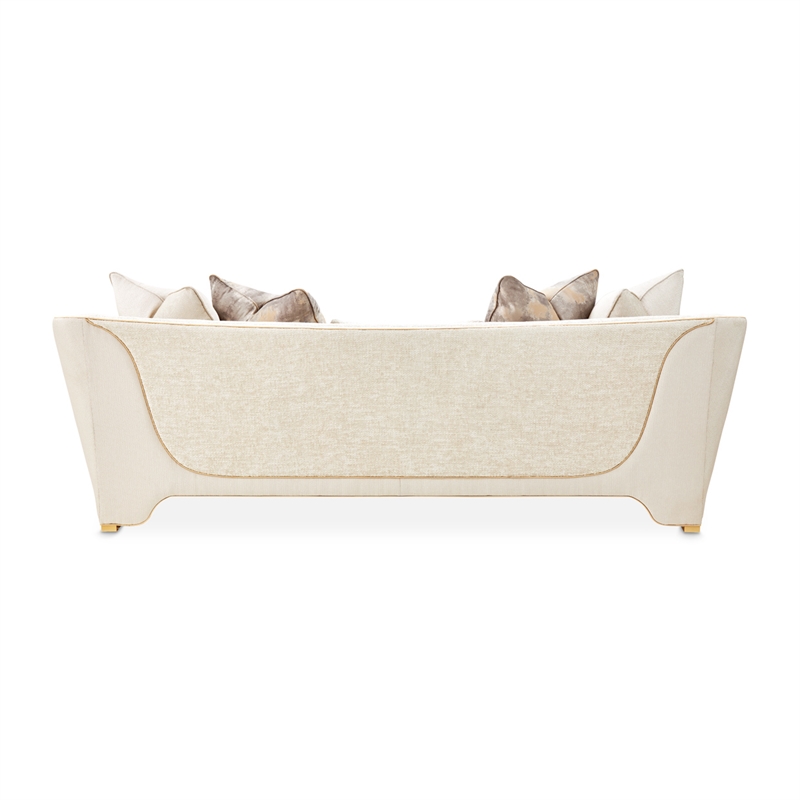 La Terrazza Chenille Sofa - Cappuccino/Light Champagne