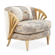 La Terrazza Accent Chair - Cappuccino/Champagne Gold