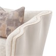 La Terrazza Matching Chenille Chair - Cappuccino/Light Champagne