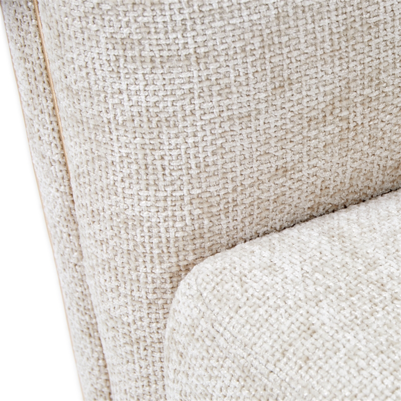 La Terrazza Matching Chenille Chair - Cappuccino/Light Champagne