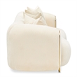 Michael Amini Sassani Chenille Loveseat - Crepe/Gold
