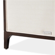 Michael Amini Belmont Place Loveseat in Cream/Espresso