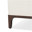 Michael Amini Belmont Place Loveseat in Cream/Espresso