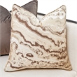 Michael Amini Belmont Place Loveseat in Cream/Espresso