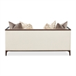 Michael Amini Belmont Place Loveseat in Cream/Espresso