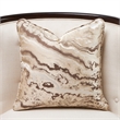 Michael Amini Belmont Place Accent Chair in Cream/Espresso