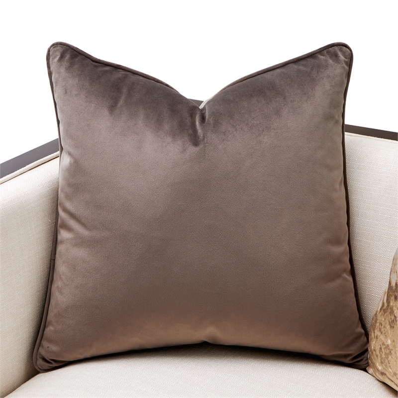 Michael Amini Belmont Place Matching Accent Chair in Cream/Espresso