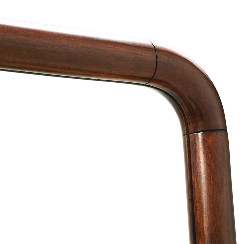 Mason Park Offset Chest with Storage Mirror - Umber Brown