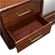 Mason Park Offset Chest with Storage Mirror - Umber Brown