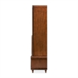 Mason Park Offset Chest with Storage Mirror - Umber Brown