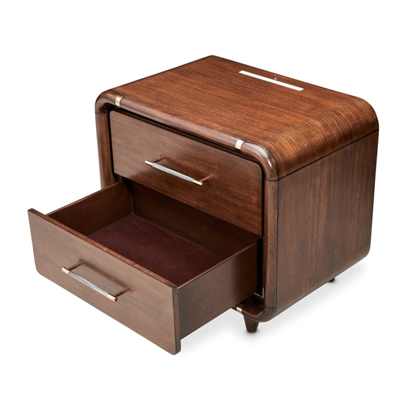 Mason Park Nightstand - Umber Brown