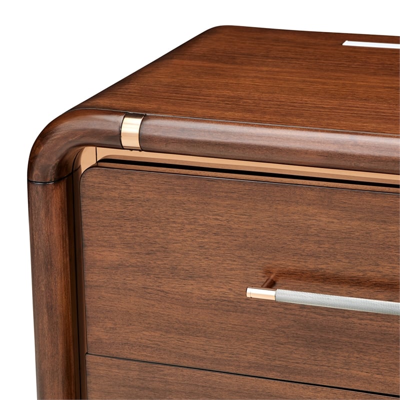 Mason Park Nightstand - Umber Brown