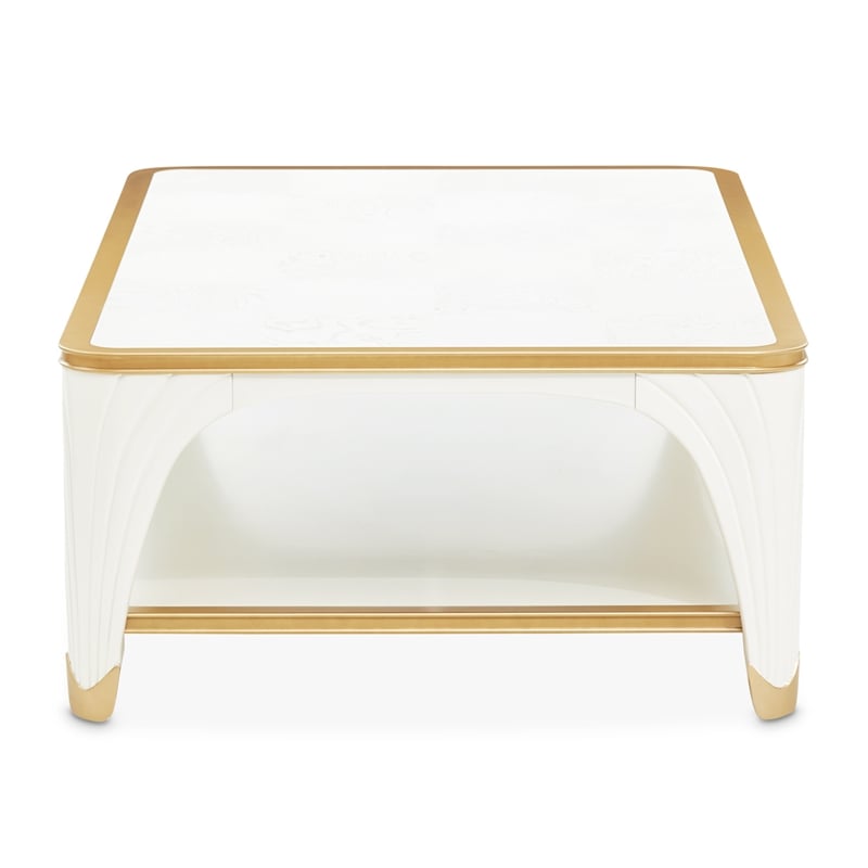 La Terrazza Rectangular Cocktail Table - Creamy Pearl