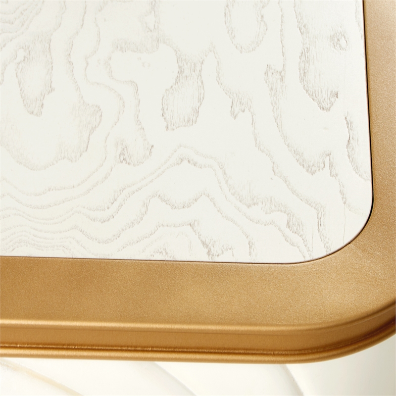 La Terrazza Rectangular Cocktail Table - Creamy Pearl