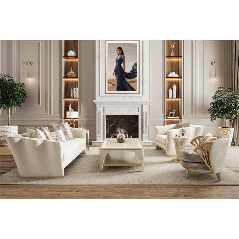 La Terrazza Rectangular Cocktail Table - Silver Mist