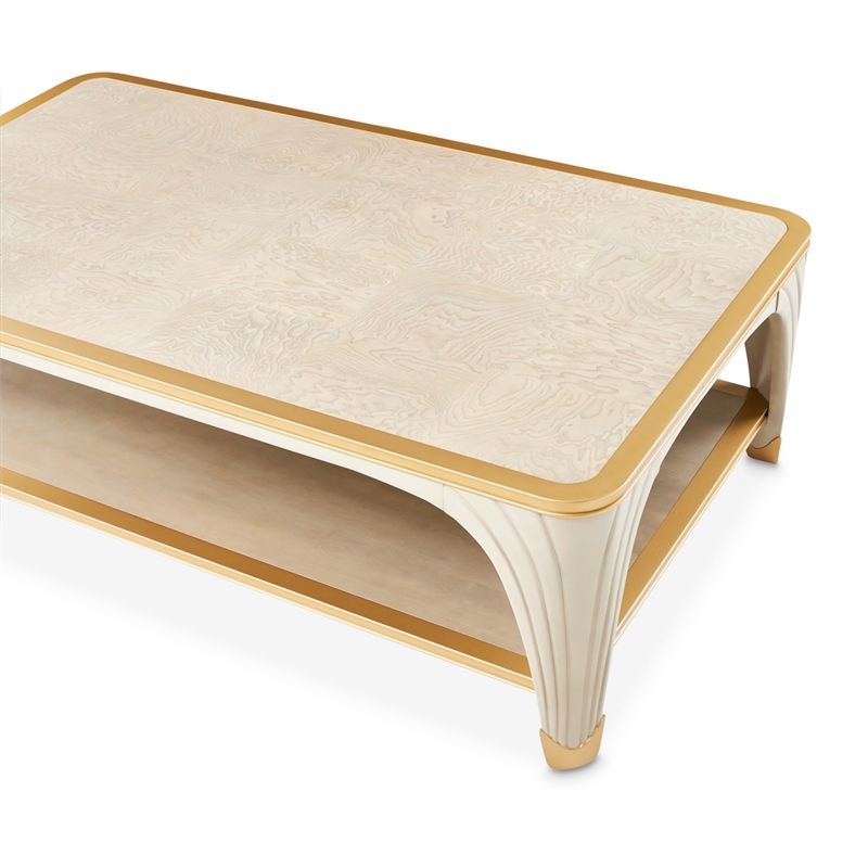 La Terrazza Rectangular Cocktail Table - Silver Mist