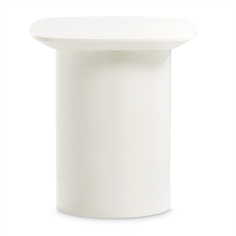 Michael Amini Le Montreaux Accent Table in Cloud White