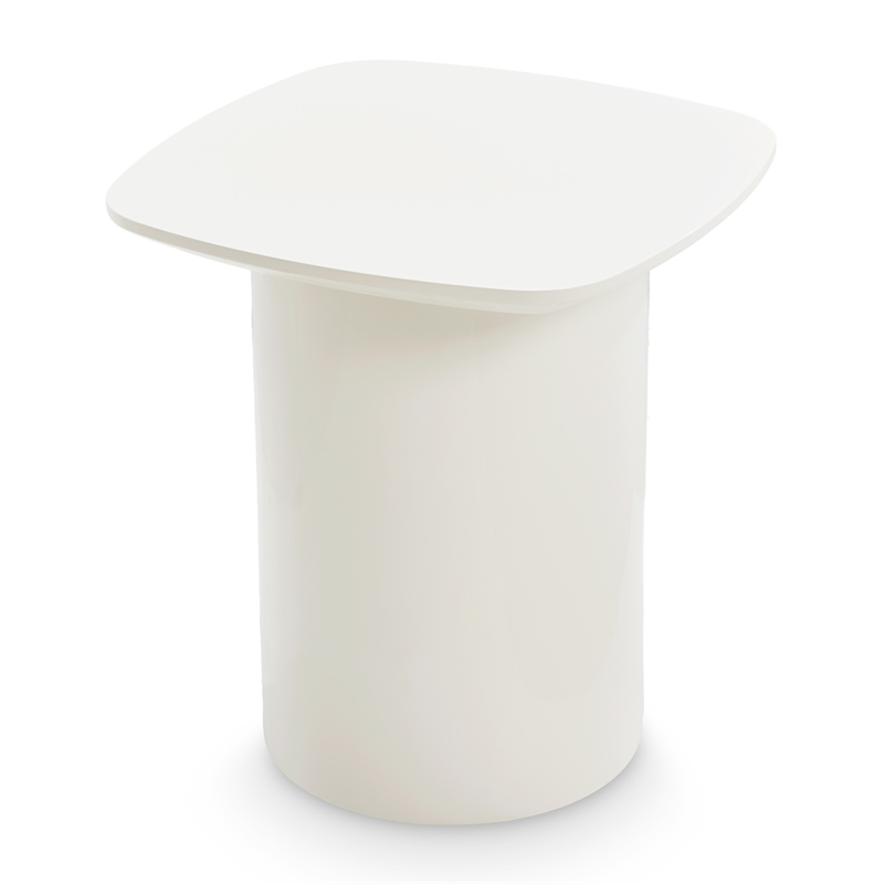 Michael Amini Le Montreaux Accent Table in Cloud White