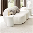 Michael Amini Le Montreaux Accent Table in Cloud White