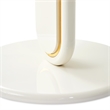 Sassani End Table - Pearl White/Gold