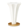 La Terrazza Chairside Table - Creamy Pearl