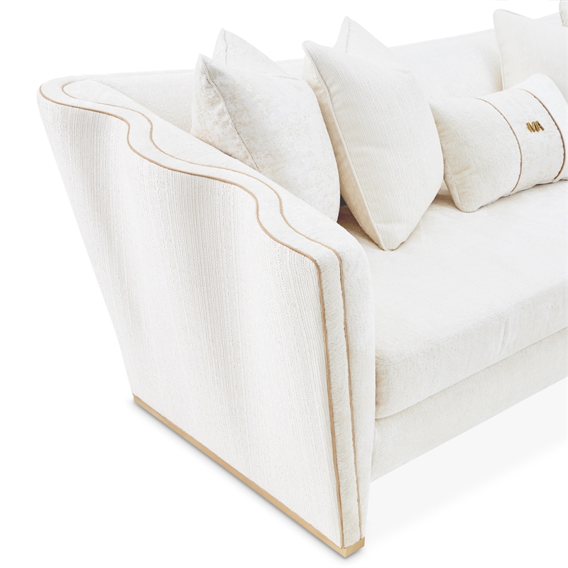La Terrazza Chenille Sofa - Starlight/Light Champagne