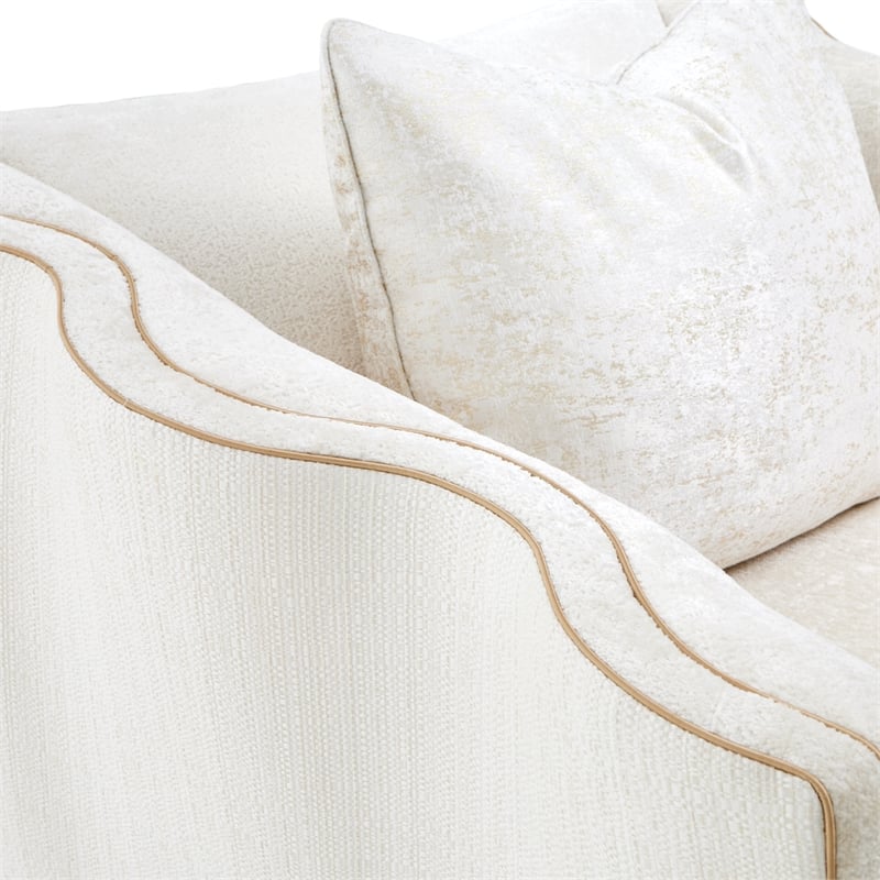 La Terrazza Chenille Matching Chair - Starlight/Light Champagne